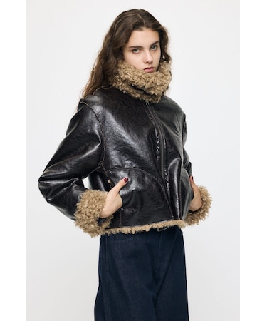 【otonaMUSE掲載】REVERSIBLE CURLY FUR ジャケット