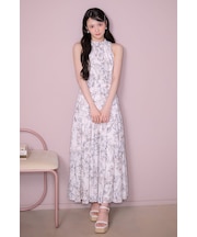 【AKB48 伊藤百花さん着用アイテム】【女神ワンピース】ホルターネックギャザーフレアワンピース