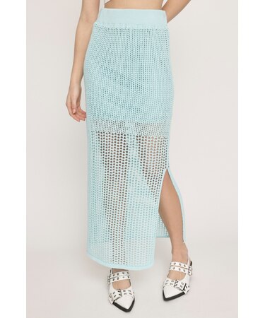 CROCHET I LINE ロングスカート
