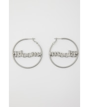 LOGO HOOP ピアス