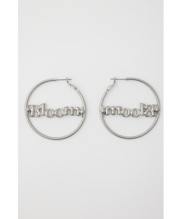 LOGO HOOP ピアス