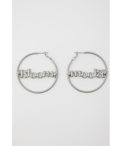 LOGO HOOP ピアス