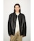 【THROW】PAD IN F／LEATHER ジャケット