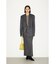 【THROW】MANNISH BELTED I LINE ロングスカート
