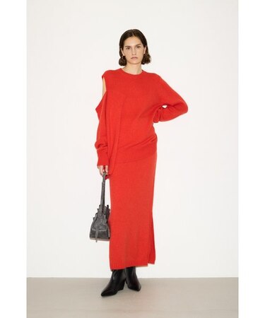 【THROW】SIDE SLIT MG ロングスカート