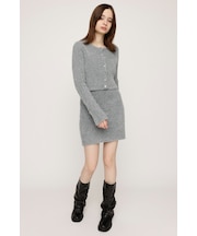 【LIMITED ITEM】GLITTER KNIT ショートスカート