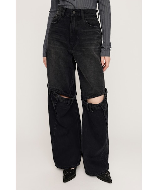 J／W KNEE DENIM PT-E