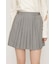 FRONT PLEATS ショートスカート