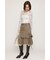L／W WASHED MIDDLE MERMAID スカート