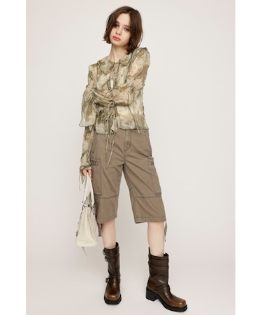 L／W WASHED MIDDLE ショートパンツ