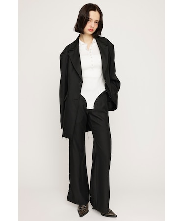CUT OUT L/W FLARE パンツ