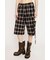 DAMAGE LACE CHECK MIDDLE パンツ