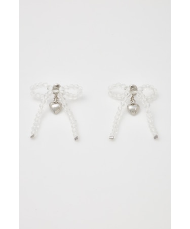 RIBBON CHARM ピアス