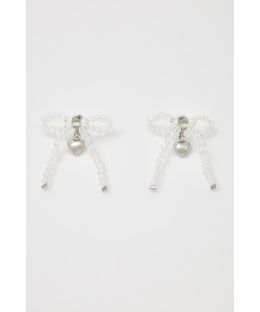 RIBBON CHARM ピアス