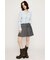 DOUBLE RIBBON PLEATS スカート