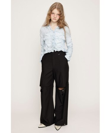 CUT OUT REMAKE STRAIGHT パンツ