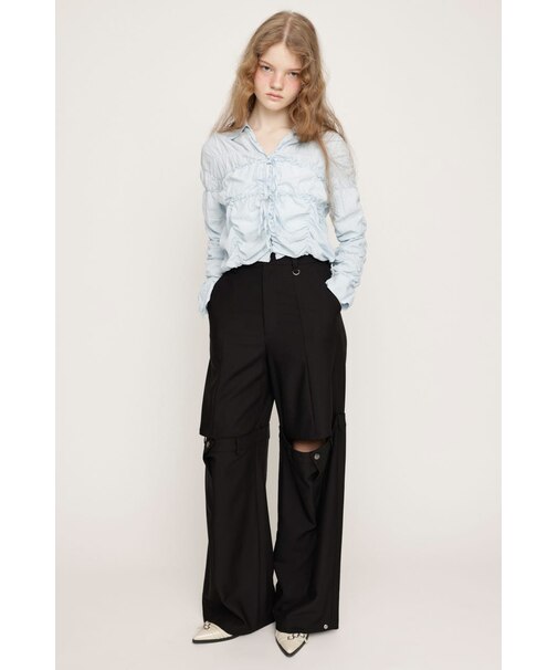 CUT OUT REMAKE STRAIGHT パンツ
