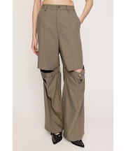 CUT OUT REMAKE STRAIGHT パンツ