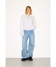 【THROW】ZIP COLLAR SW トップス