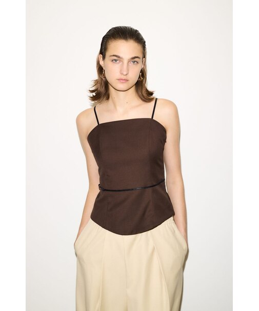 【THROW】BACK OPEN BUSTIER