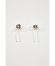 ROSE MOTIF BEADS P／EARRINGS