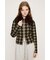 F／FUR COLLAR KNIT トップス