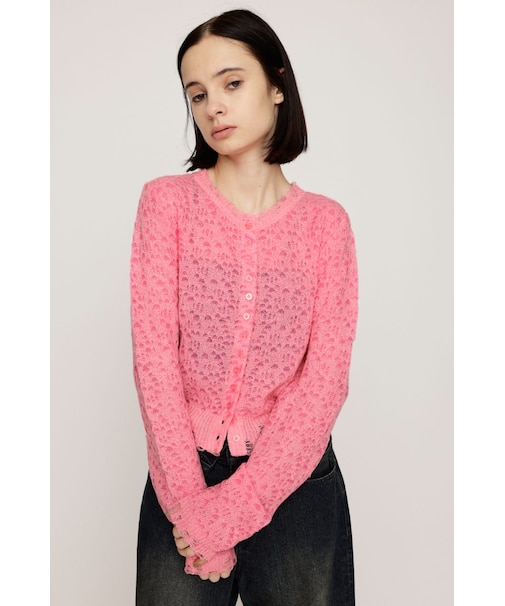 TWIN BLOOM KNIT カーディガン