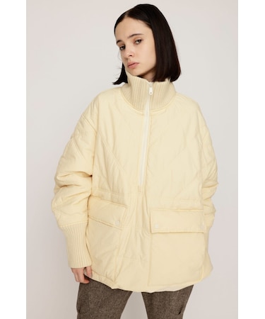 QUILTING STAND NYLON PULLOVER