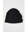 FLOWER MOTIF KNIT BEANIE