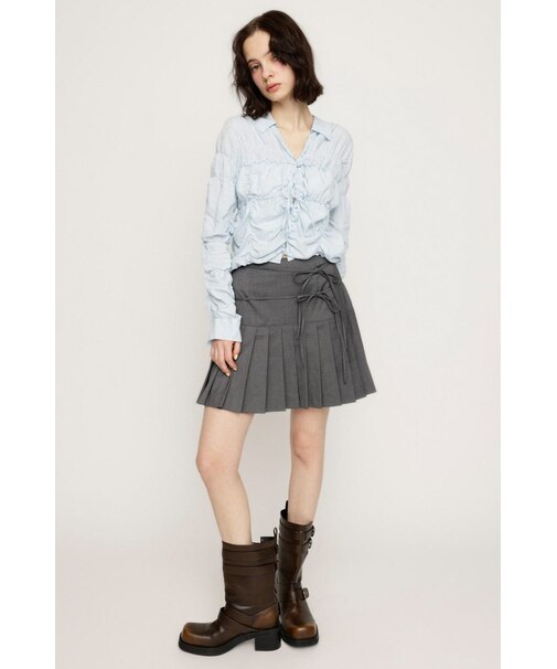 DOUBLE RIBBON PLEATS スカート