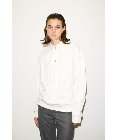 【THROW】OVER SW POLO トップス