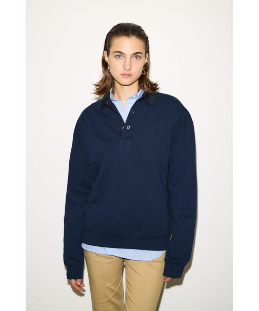 【THROW】OVER SW POLO トップス