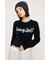 【LIMITED ITEM】SHAGGY YARN LOGO C／N トップス