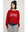 FRONT LOGO KNIT トップス