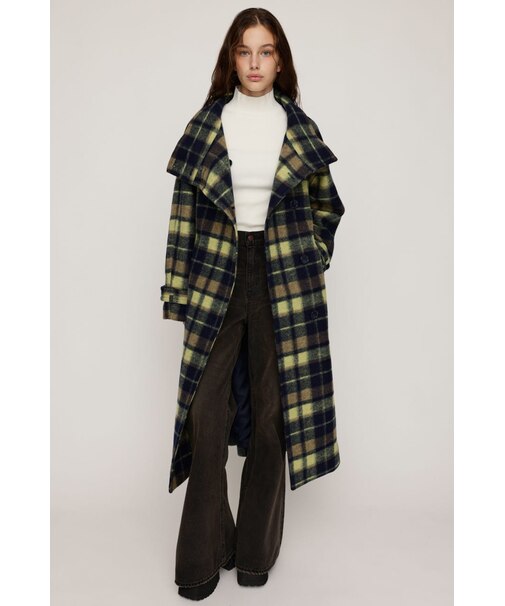 STAND NECK LONG コート