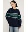 BLOCKING LINE LOGO SW トップス