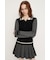 BICOLOR KNIT トップス
