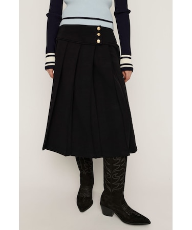 KNITTING PLEATS スカート
