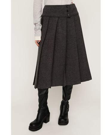 KNITTING PLEATS スカート