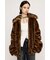 BIG COLLAR FUR コート