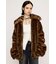 BIG COLLAR FUR コート