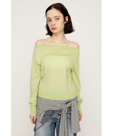 OFF SHOULDER 2WAY HG トップス