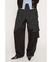 KNIT DOCKING CARGO パンツ