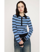 HG KNIT POLO トップス