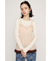 CAMI LAYERED C／N トップス