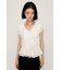 CUT LACE FRILL トップス