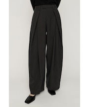 【SNSで話題！】TUCK WIDE MANNISH SLACKS