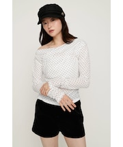 【SNSで話題!】TUCK DRAPE CUT トップス