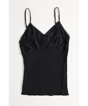 LACE DOCKING CAMI トップス