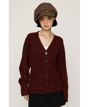 【SNSで話題！】V NECK BUTTON カーディガン